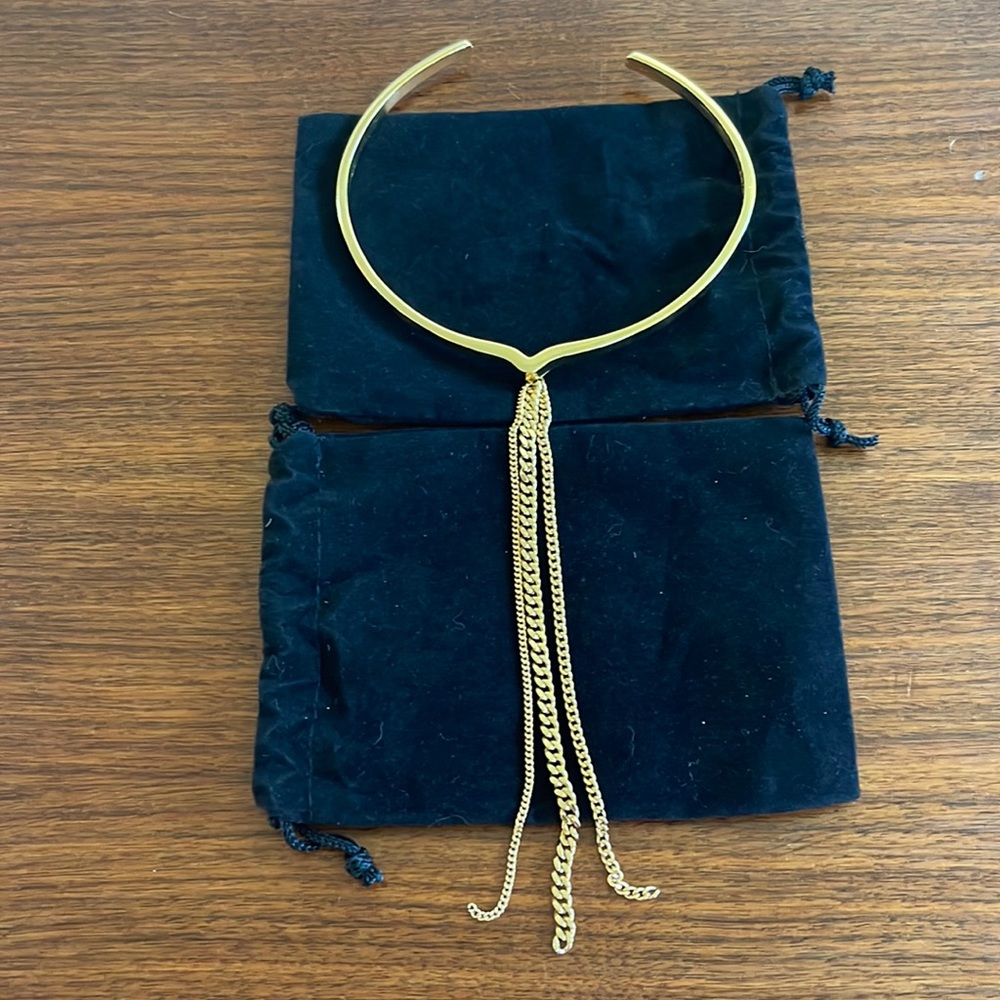 Anita K “Aurora Chain Choker” 18k gold plated